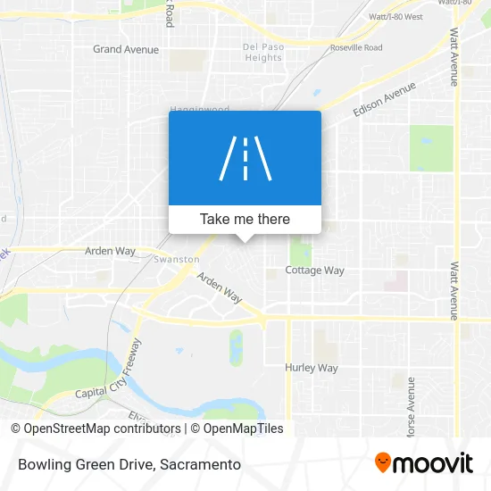 Bowling Green Drive map