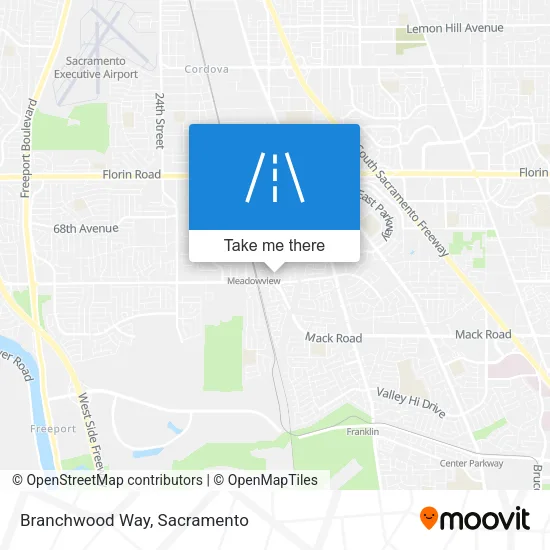 Branchwood Way map