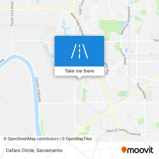 Cafaro Circle map