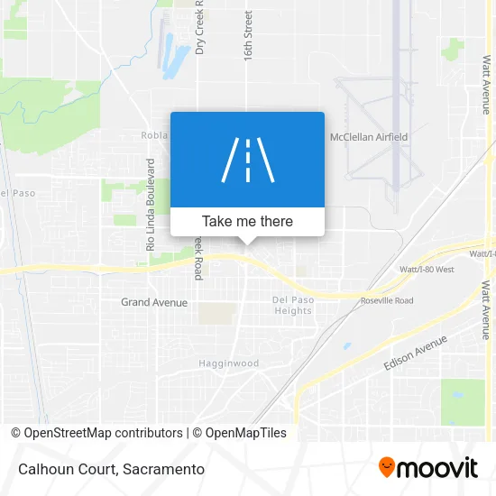 Mapa de Calhoun Court