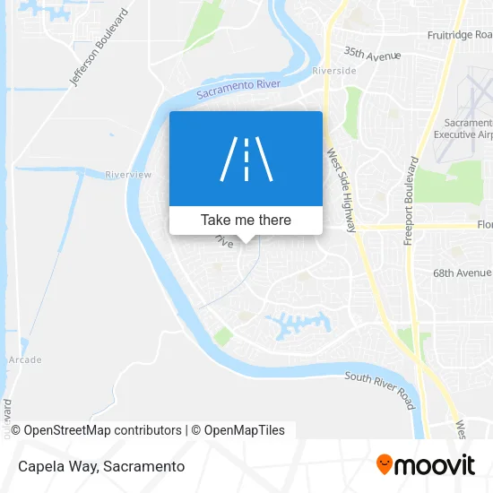 Mapa de Capela Way