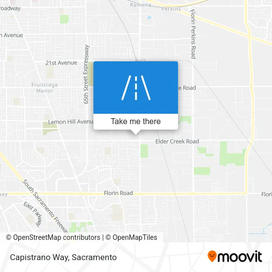 Mapa de Capistrano Way