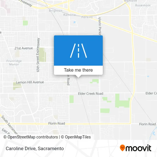 Mapa de Caroline Drive