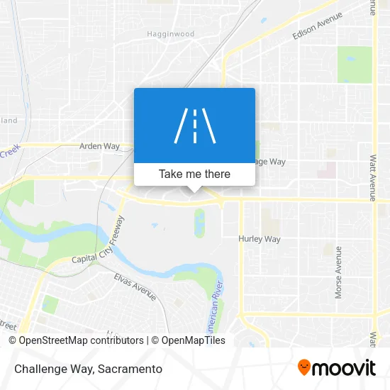 Challenge Way map