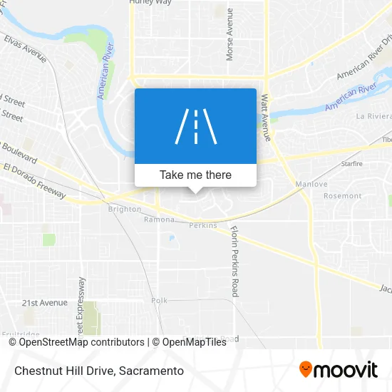 Mapa de Chestnut Hill Drive