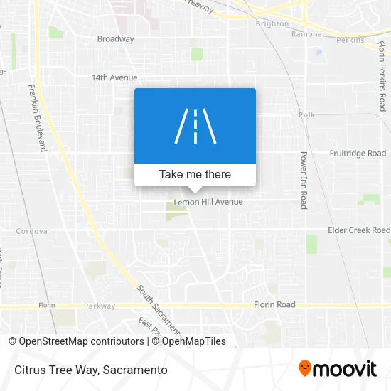 Citrus Tree Way map
