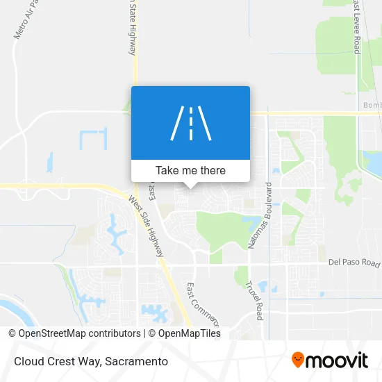 Cloud Crest Way map