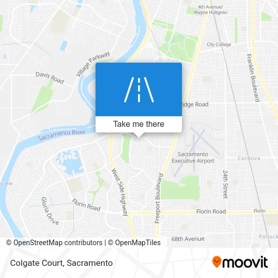 Colgate Court map