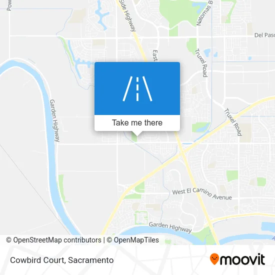 Cowbird Court map