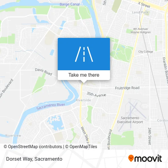 Dorset Way map