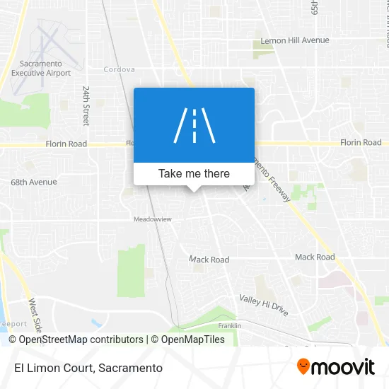 El Limon Court map