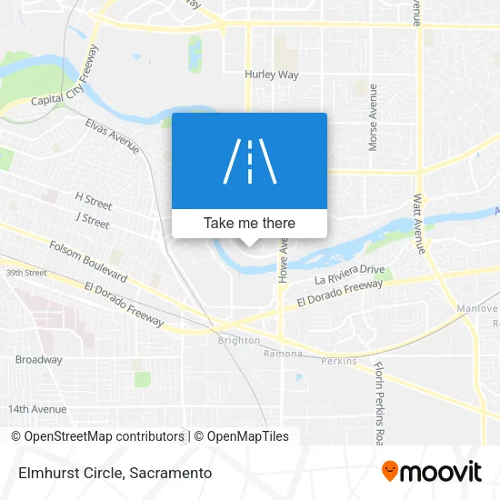 Mapa de Elmhurst Circle