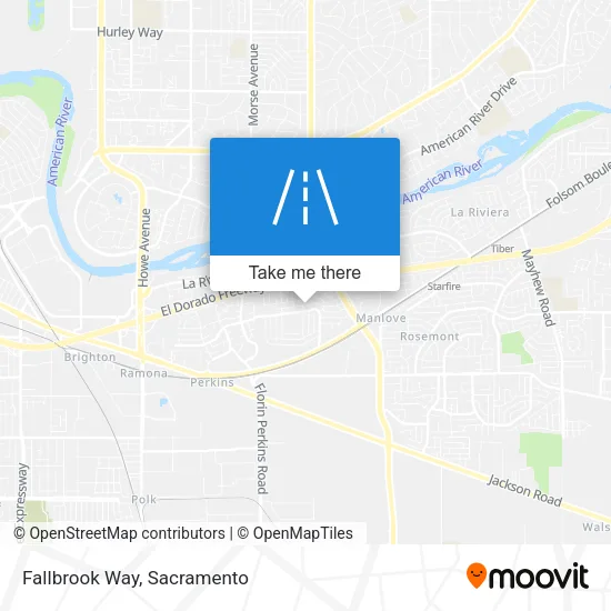Fallbrook Way map