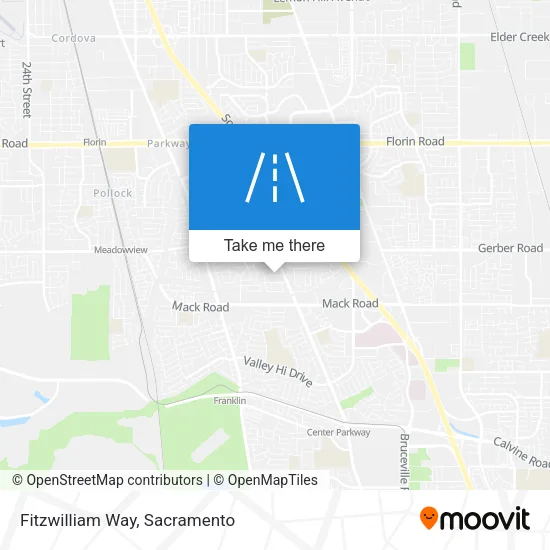 Fitzwilliam Way map
