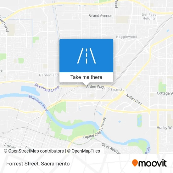 Mapa de Forrest Street