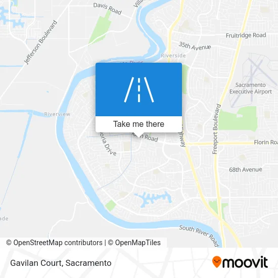 Mapa de Gavilan Court