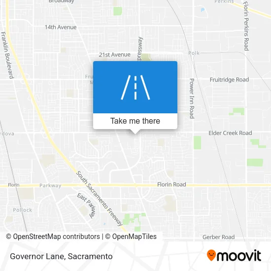 Governor Lane map