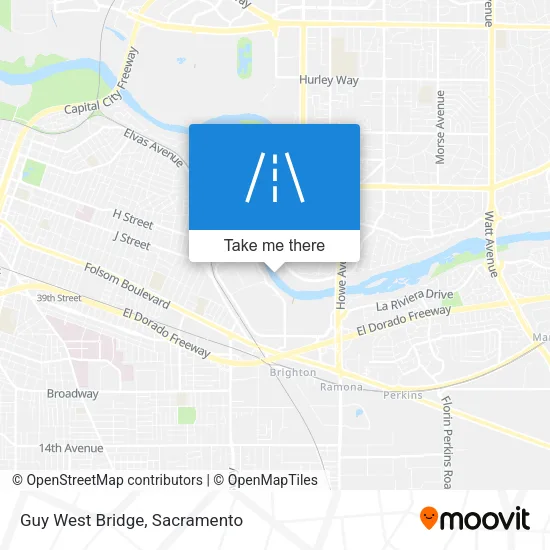Guy West Bridge map