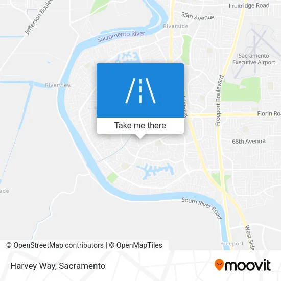 Mapa de Harvey Way