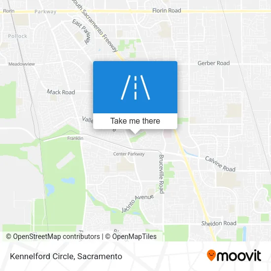 Kennelford Circle map