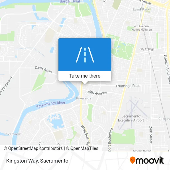 Kingston Way map