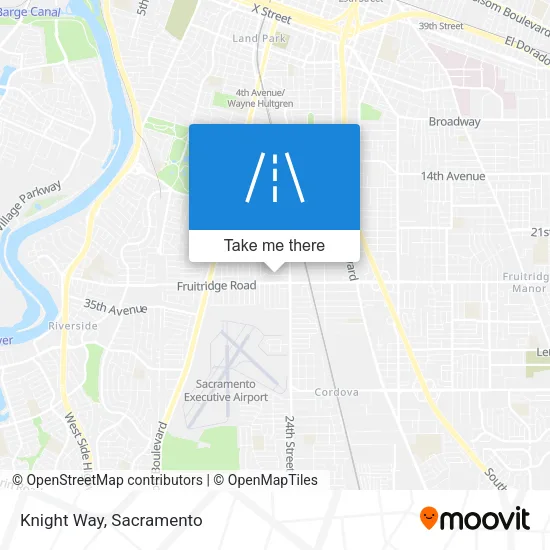 Knight Way map
