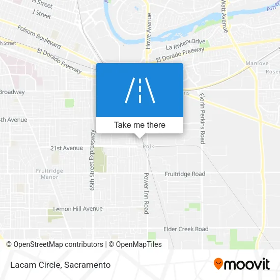 Mapa de Lacam Circle