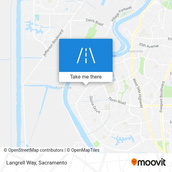 Langrell Way map