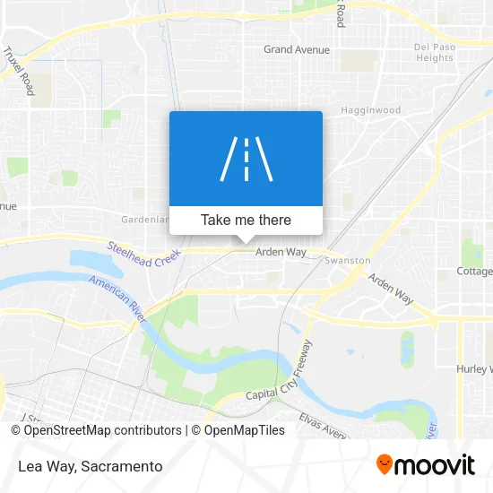 Mapa de Lea Way