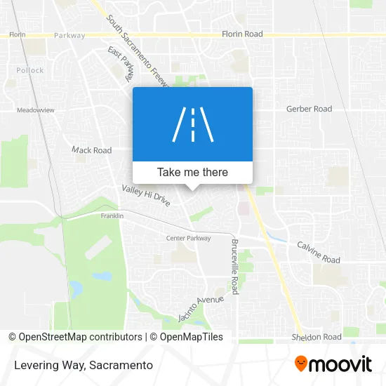 Levering Way map