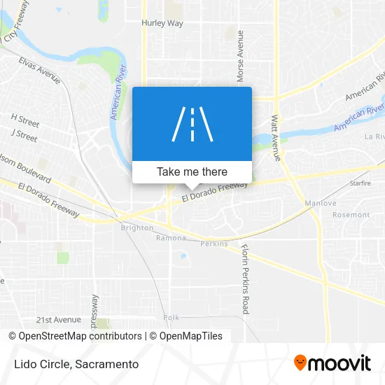 Mapa de Lido Circle
