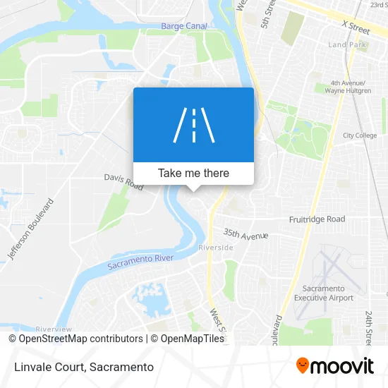 Linvale Court map