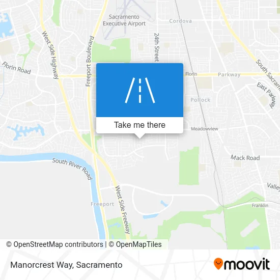 Manorcrest Way map