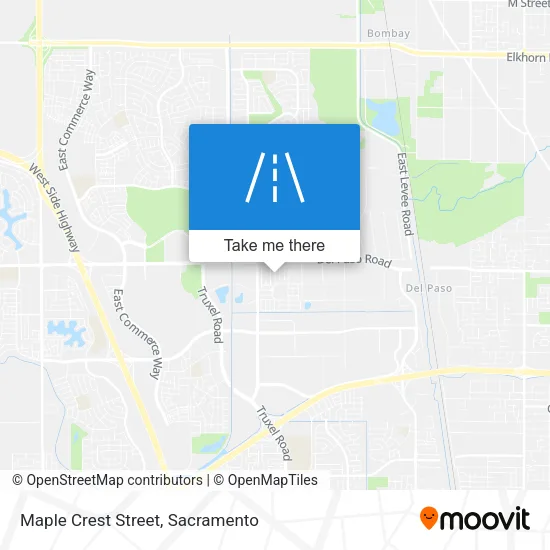 Mapa de Maple Crest Street