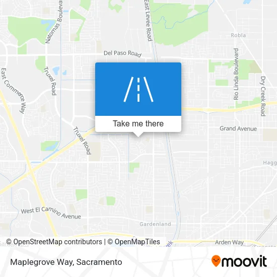 Maplegrove Way map