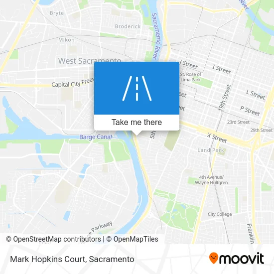 Mark Hopkins Court map