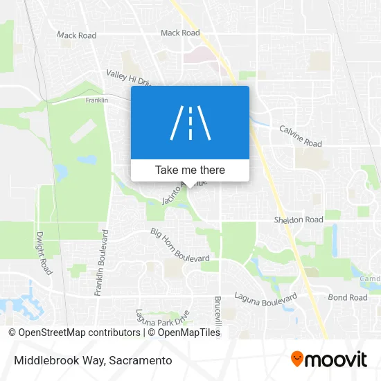 Mapa de Middlebrook Way