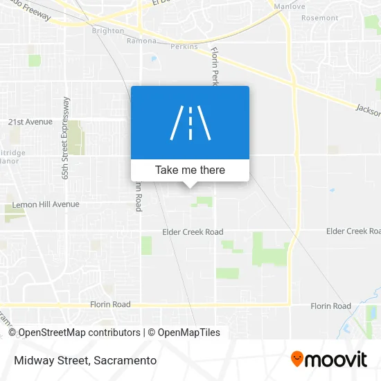 Mapa de Midway Street