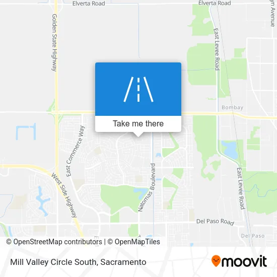Mill Valley Circle South map