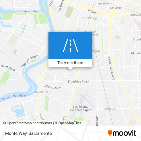 Mapa de Monte Way