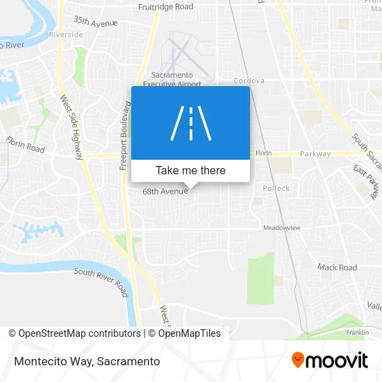 Montecito Way map