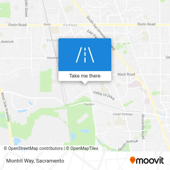 Montril Way map