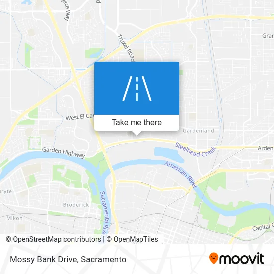 Mossy Bank Drive map