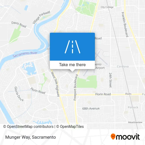 Munger Way map