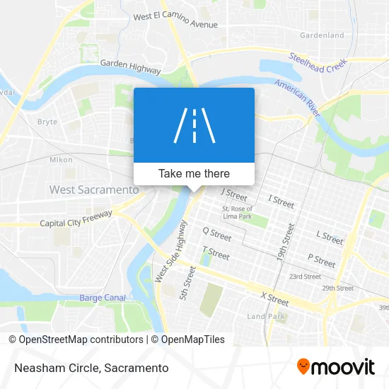 Neasham Circle map