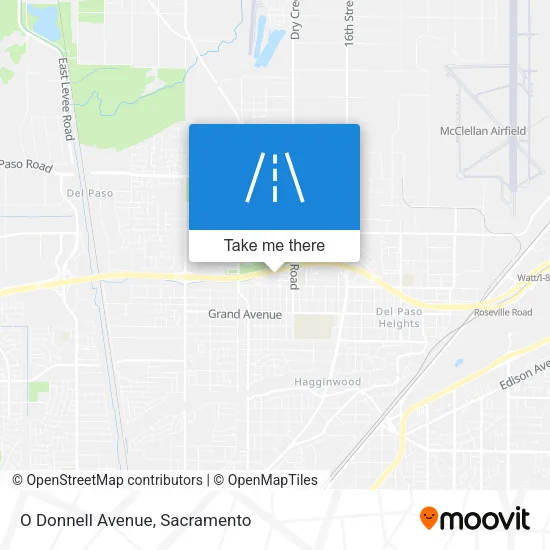 Mapa de O Donnell Avenue