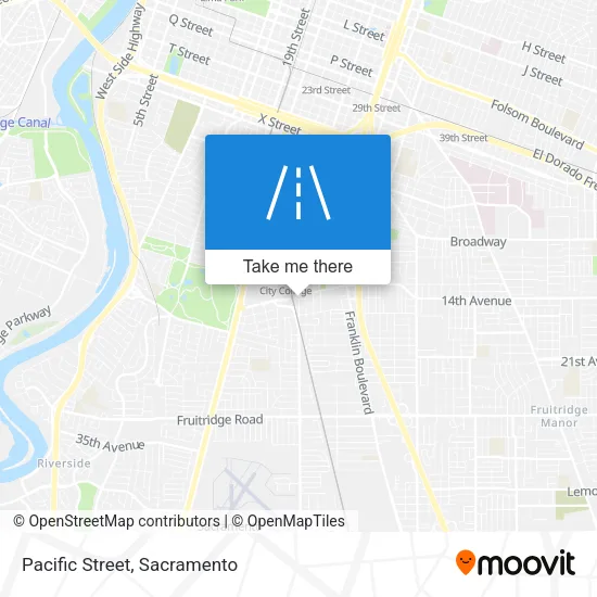 Pacific Street map