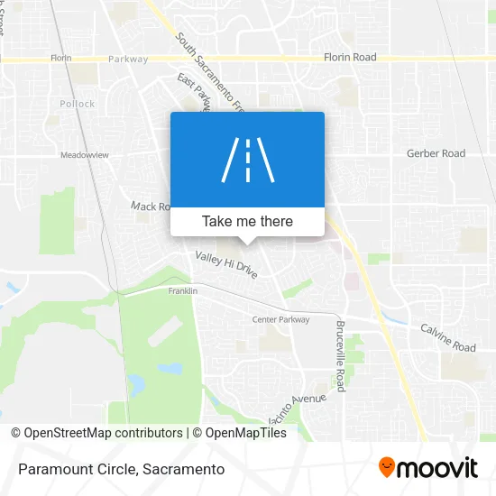 Paramount Circle map