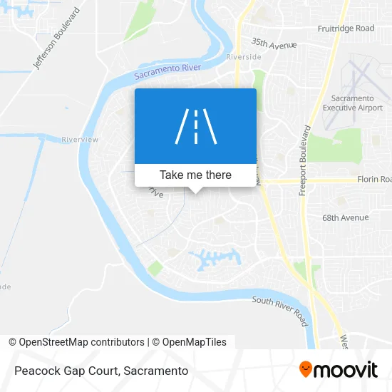 Mapa de Peacock Gap Court
