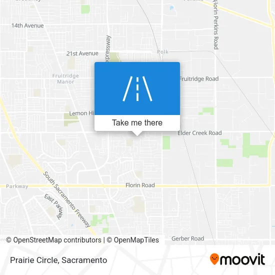 Mapa de Prairie Circle